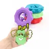 Simples FGEL Gripper Brinquedos Aliviar Pressão Silica Gel Brinquedos Fitgety Sentimento