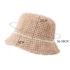 Женская шляпа Berets осень зимний рыбак плюшевые мягкие теплые панамы повседневные женщины плоские нижние кепки 2021