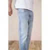 Осенние лето удобные конические джинсы мужские свободные лодыжки Длина джинсовые брюки плюс размер бренда 2111111