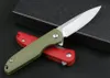 On Sale!! JJ066 Small Flipper Folding Knife 8Cr14Mov Satin Blade ABS + Stainless Steel Handle Mini EDC Pocket Knives