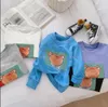 Kinderkleding Sweatshirt Hoodie Jongens Pullover Brief Patroon Print Top Herfst Hoodies Sweatshirts Meisjes Kinderkleding