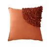 Cushion/Decorative Pillow Velvet Three-Dimensional Petal Cushion Cover 45X45 Pure Color Simple And Fashionable Pillowcase Home Decoration Fo