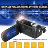Camcorders HD 1080P Câmera de vídeo digital Camcorder LCD 24MP 16X Zoom 2.7inch TFT Tela Tela Disparando gravador DVR