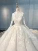 Vintage Wedding Dresses With HighNeck Longsleeve Appliqued Race Vintage Ball Gown Wedding Dress Custom Made Vestidos De Novia3364712