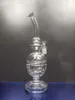 Heady verre épais bong fab oeuf pipe à eau crâne bécher dab rig bongs recycleur verre plié cou brûleur à mazout percolateur avec bol 14.4mm joint cheechshop