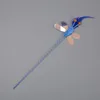 Cat Toys Pet False Butterfly worm Feather Interactive Funny Teaser Wand Training Kitten Colorful Rod164w