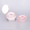 20g Plastique Vide Poudre Libre Boîte Maquillage Blush Canettes Portable Voyage Cosmétique Cas avec Élastique Écran, Miroir et Puff