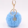 Creativity Snowflake Plush Keychain Pendant Luggage Decoration Jewelry Key Chain Christmas Gift Keyring 15 colors