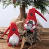 Bos Oudere Kerstmis oude man staande houding pop mooie gezichtsloze poppen ornamenten nordic stof 2021 nieuw jaar xtmas decora cca10530