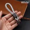 Keychains lederen sleutelhanger hoefijzers voor vrouwen Men Auto geschenk Afneembare metaal Luxe Key Chains E46 Autohouder