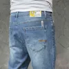 46 44 42 Mäns lösa överdimensionerade svarta jeans mode streetwear casual harem byxor 2021 höst nya denim byxor märke kläder g0104