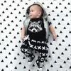 New Baby Girls Boys Fox Cotton Tops T-shirt manica corta di alta qualità + pantaloni leggings Abbigliamento bambino 2pcs Abiti Set costume G1023