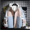 Jackets Outerwear & Coats Clothing Apparel Drop Delivery Hybskr Mens Japanese Style 2021 Fashion Casual Oversize Coat Autumn Man Hooded Stree