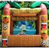 Barra inflable Tiki de 3m Lx2.5mW con palmera, pub portátil para beber, barras para servir para la fiesta en la playa de verano