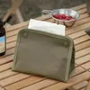 Bolsas ao ar livre Caixa de tecido de lona Design de snap durável de grande capacidade Organizador facial portátil dobrável para camping puz777