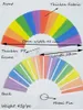 Rainbow Fans Party Gunst Vouwfans Kleurrijke Hand Held Fan Zomer Accessoire voor Rainbow Party Decoration