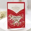 (50 pieces/lot) Bride&Groom Light Blue Wedding Invitations Laser Cut Floral Love Bird Customize Marriage Invitation Card IC124B