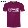 Eat Sleep Crossfit T-Shirt Männer Sommer Kurzarm Baumwolle Mann Lustige T-Shirts T-Shirts Top 210707