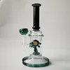 Grosso Bong Rig Rig 10 "Bongs Hooks Heacos Heady Tubulação de Água de Água Chuveiro Percaixo Tubo Rosto 14.5mm Junta feminina com tigela