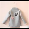 Maglioni pullover Neonati Abbigliamento premaman per bambini Modelli autunno inverno Ragazze Plus Veet Bottoming Shirt Able All-Fiammifero Bambini carini