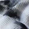 Vintage Tie-Dye Print Knit Sexig Klänning Kvinnor Ärmlös O Neck Tank Draped Bodycon Mini Fashion Club Vestido 210514