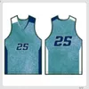 كرة السلة جيرسي الرجال شريطية قصيرة الأكمام قمصان الشارع أسود أبيض أزرق رياضة قميص UBX6Z850