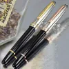 Pure Pearl MSK-163 Classic Fountain Rollerball Ballpoint качество ручки черная смола с бочкой на обороне роскошные канцелярские товары с Seria308p