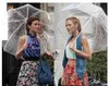 Big Clear Cute Bubble Deep Dome Umbrella Gossip Girl Wind Resistance Umbrellas Household Sundries