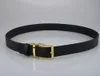 985fashion Big Buckle Genuine Leather Belt No Box 디자이너 남성 여성 고품질 남성 Belts228267G