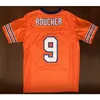 Nikivip wysyłka od nas Bobby Boucher 9 The Water Boy Movie Men Football Jersey zszyta czarna S-3xl Wysokiej jakości vintage