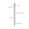 ل iPad Pencil Tablet Pen for iPad Pro 11 12.9 2020 2018 السادس السادسة مع روضة النخيل الذكية لمسة القلم