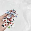 3 Sztuk Beutiful Hair Clip Hand Made Kids Girls Clips Bow Tie 210619