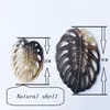 Dangle & Chandelier Dongmu Jewelry Simple Temperament Earrings Female Fashion Style Natural Shell Allergy Leaves Graphics