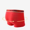 5pcs / pack Teen Underwear Coton Culottes pour Enfants Garçons Lettre Imprimer Respirant Boxers Enfants Blanc Slip Shorts 2 8 12 16T 210622