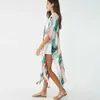 Jastie Dames Herfst Zomer Bloemen Sjaal Kimono Cardigan Tops Boheemse Strand Cover Up Casual Losse Blouse Beachwear Jas Tops 210419