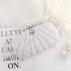 Beaded Wedding Party Clutch Diamonds Elegant Small Evening with Crystal Box Holder for Cocktail Pearl Purse Bags