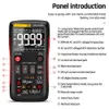 Digital Multimeter 9999 Analog Tester True RMS Professional Multimetro DIY Transistor Capacitor NCV Testers Lcr Meter