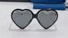 Fashion design sunglasses 03960S heart-shaped frame crystal cut lens simple and trendy style summer outdoor uv400 protective glasses top quality