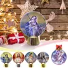 Juldekorationer för hemträd Elk 3D Acrylic Night Light Xmas Gift Navidad 2021 År # T2P