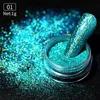 Nail Glitter 1Box Gray Gradient Shiny Powder Iridescent Sparkly Art Chrome Pigment Silver DIY Decoration Prud22