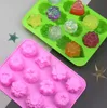 Cake tool Flower Shaped Silicone Mould DIY Handmade Candle Soap Moulds Fondant Baking Mold Butterfly Chocolate