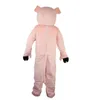 Pig Mascot Costume Halloween Christmas Fancy Party Dress Cartoon Character Suit Carnival Unisex Adults Outfit Adult Size Halloween Outdoor Decorations