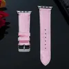 Top Designer Watch -Bands Bess для Apple Watch Bands Iwatch 7 Series 5 4 3 2 1 41 мм 45 мм 38 мм 44 мм 42 мм 44 мм цветной кожа 5418894