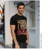 Pink Paradise Plein T-shirts Brand Designer Rhinestone Skull Men t Shirts Classical High Quality Hip Hop Streetwear Tshirt Casual Top Tees Fszw5981