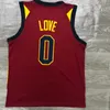 Stitched baskettröja Donovan Mitchell Cedi Osman Evan Mobley Jarrett Allen Levert Kevin Love Dean Wade