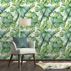 Wallpapers Schil en plak verwijderbaar palmblad zelfklevend behang voorgeplakt waterdicht voor restaurant muurdecoratiestickers6070756