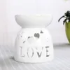 Ceramic Essence Oil Burner Hollow Aromatherapy Stove Candle Light Holder Night Fragrance Lamp Home Decoration Accessories