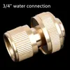 Watering Equipments DWZ 1/2" 3/4" Threaded Brass Garden Hose Tap Connector Water Pipe Quick Connectors For Irrigation System