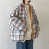 ファッション両面綿ウインドブレーカージャケットジッパーコートジャケット冬の女性暖かい厚みの緩いパーカーコート211008