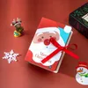 Santa Claus Cartoon Candys Gift Wrap pudełka Xmas Candy Pudełko Pakowanie Mini Magic Book Gifts Papier Papier Christmas Dekoracje W-00789
